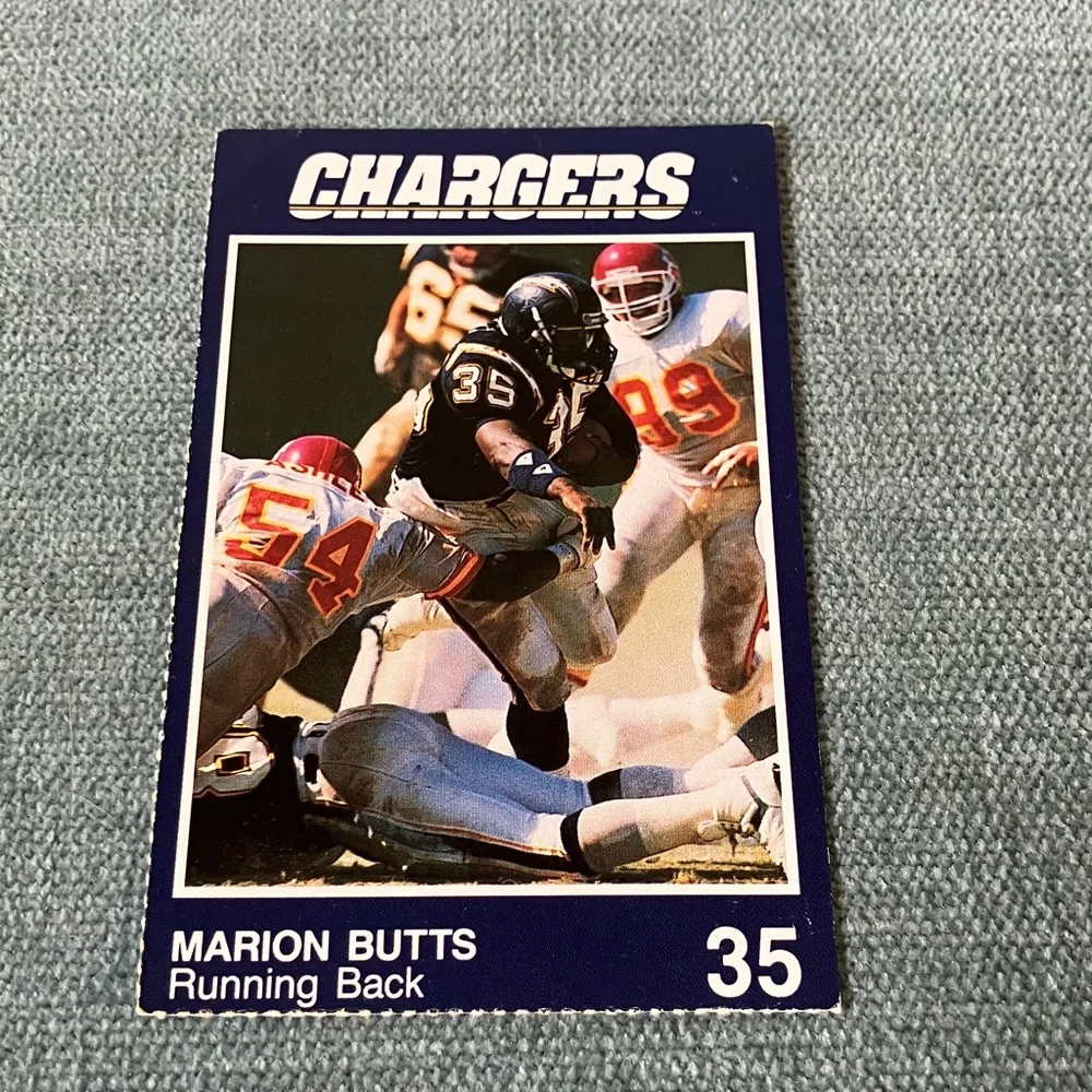 Chargers NFL Football Trading Card Football Card